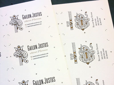 Printed Business Cards