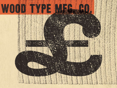 Aldine Expanded £ letterpress texture type type design typography wood type