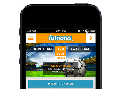 Mockup : Sports App