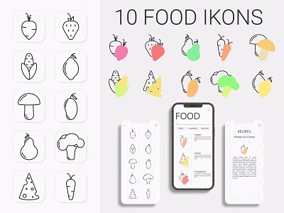 Ten food ikons