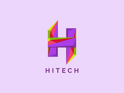 Modern Polygonal Geometric Letter H 3d bestlogo branding businesslogo company design designlogo geometric graphic design illustration logo lowpoly origami polygonal