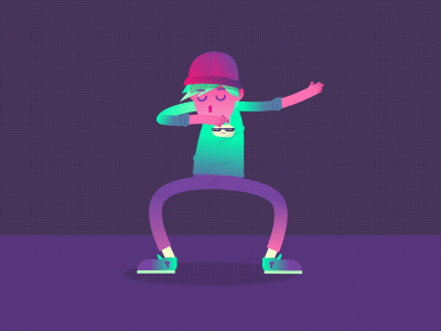 Tuenti DAB 2d animation character animation flat design motion graphics