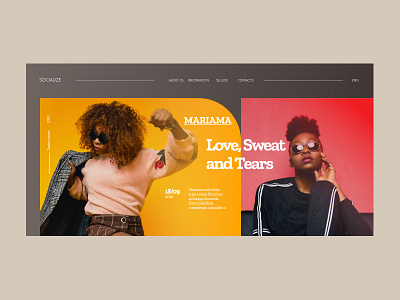 Mariama branding design figma graphic design illustration landing page mobile app ui ux