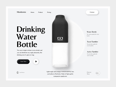 Bottle branding design figma graphic design illustration landing page mobile app ui ux