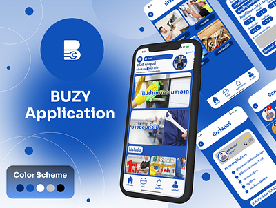 UI Design / BUZY Application ui