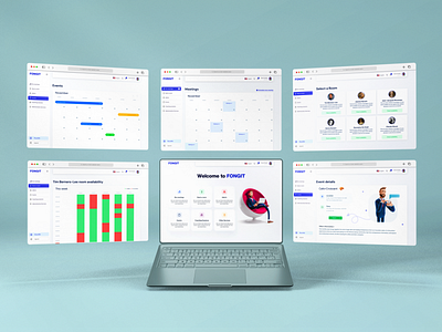 Fongit Website Mockup Design