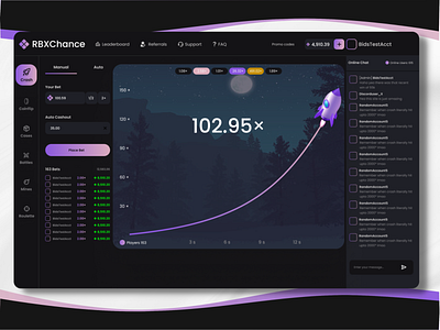 Betting Website UI Design