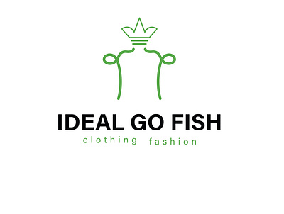 company name: ideal go fish graphic design logo