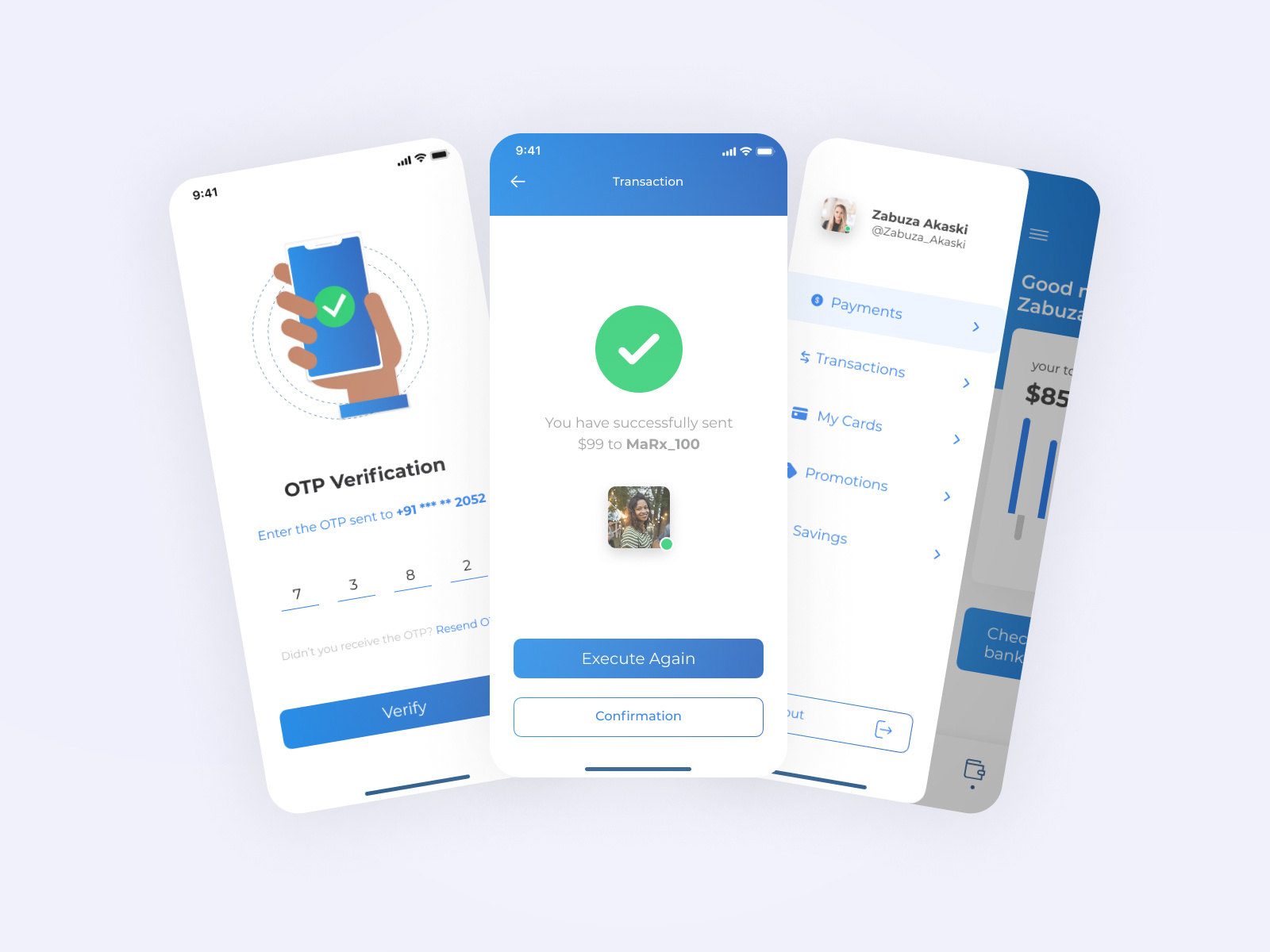 Virtual Payment App - Light Version by Syndell Technologies on Dribbble