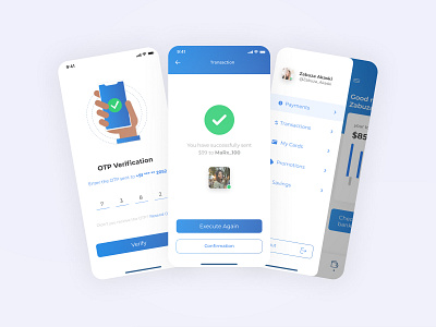 Virtual Payment App - Light Version app branding graphic design ui