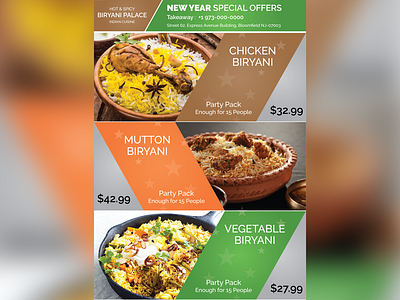 Food Brochure biryani brochure chicken food hyderabad india indian cuisine indian food muttonvegetable new year restaurant