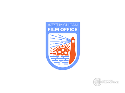 Film Office Badge badge branding corporate logo logo design typography