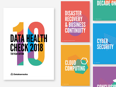 Data Health Check Brochure brochure data data visualisation design illustration print typography