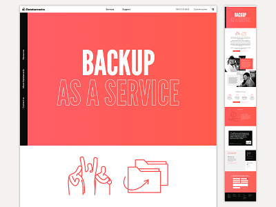 Databarracks Website brand identity branding design illustration website