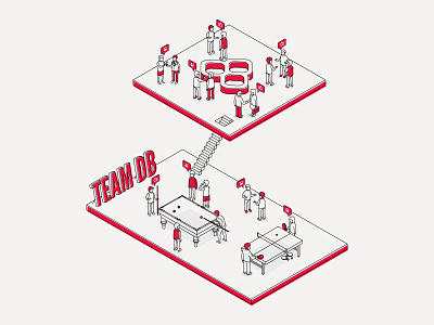 Databarracks Illustration 02 | Team Work