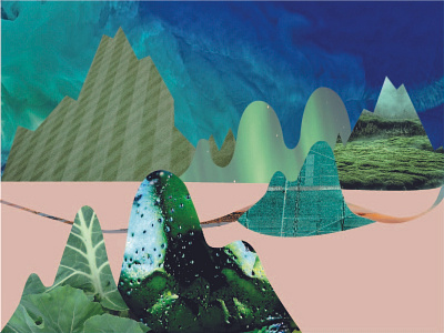 Collage catarina jönsson collage mountain