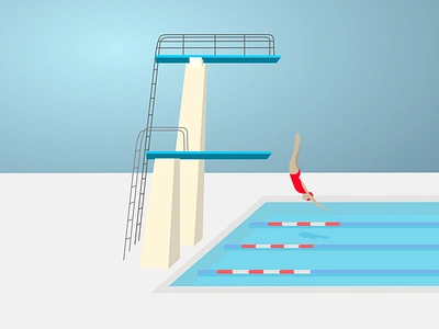 #36dayssoftype F 36days f 36dayssoftype f illustration swimmer trampoline type typography