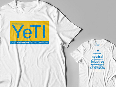 Pfeiffer University Youth Theological Institute T-Shirt Design apparel apparel design branding design logo merch t shirt design typography
