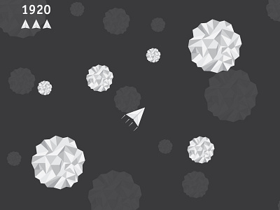 Paper Asteroid Game