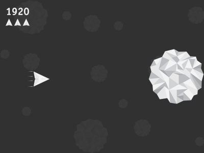 Paper Asteroid Animation