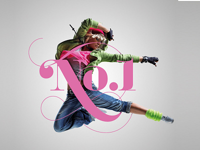 No.1 Dance brand concept dance hip hop poster