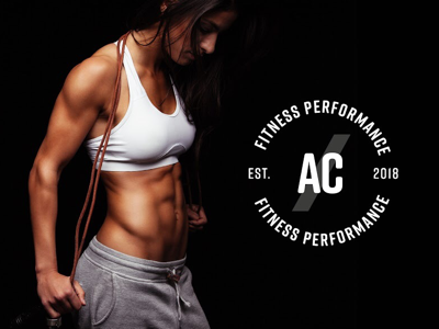 AC Fitness Performance branding fitness gym logo