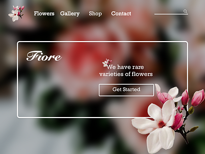 Flowers shop Website