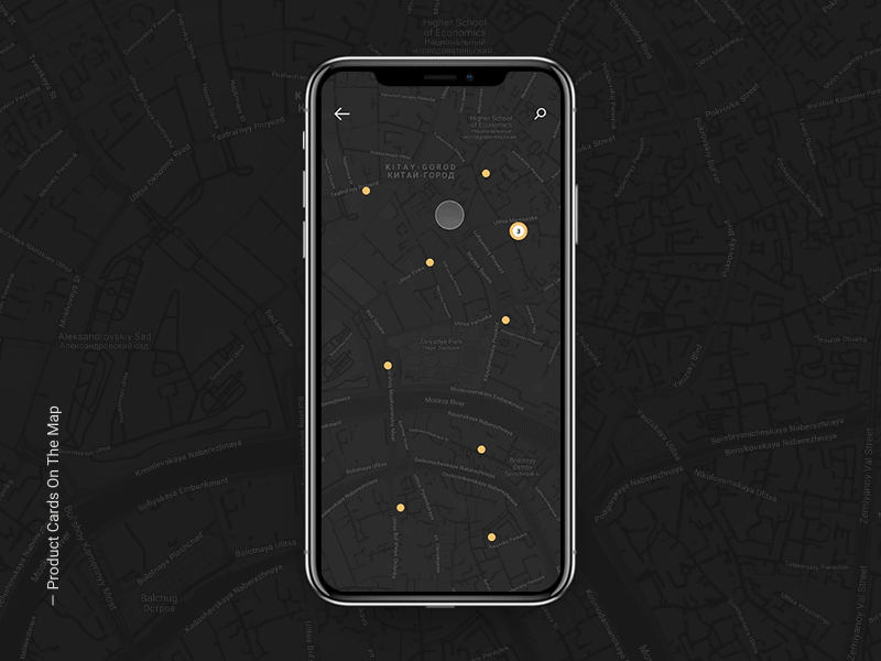 Motimu App. Map