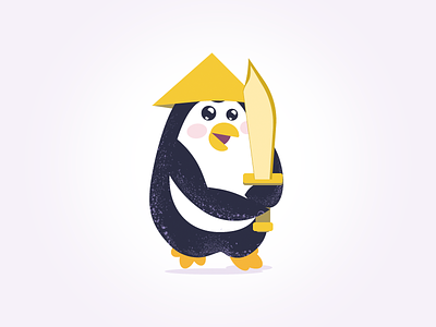 Penguin for Alabom.com design identity illustration vector art