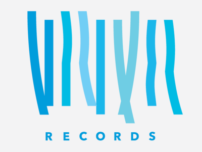 Upriver records logo logotype record label river
