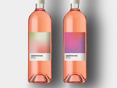 Rose wine labels