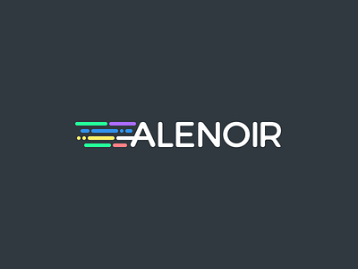 ALENOIR Logo brand code commit dev identity logo