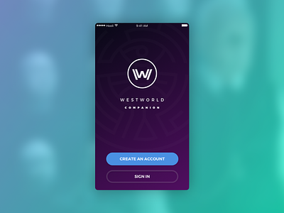 SignUp – Daily UI challenge #001 app dailyui signup ui westworld