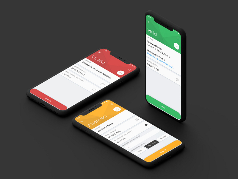 Scan Results UI by Jon Rodenhiser on Dribbble