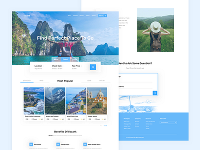 Vacant - Landing Page