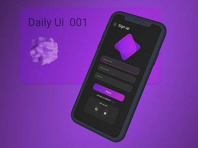 Daily UI 01 dailyui