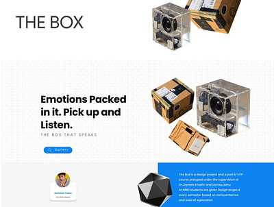 The Box experience interactive installation newmedia ux