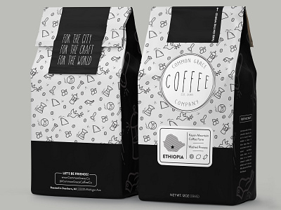 Common Grace Coffee Company Bag Design
