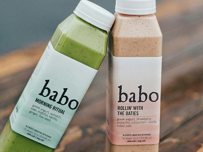 Babo Smoothie Label food label label smoothie