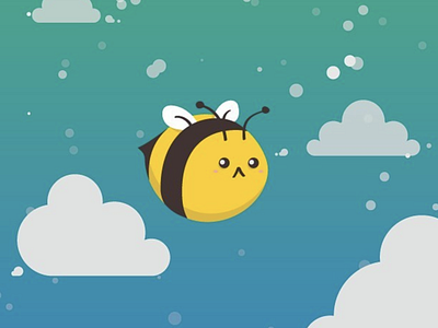 Crumble Bee bee cute illustration