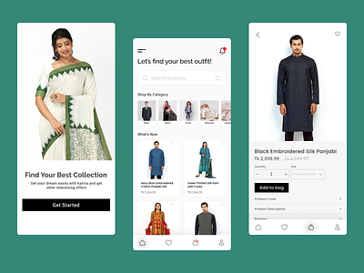 E-Commerce - Mobile App app screen branding design digital market femail clothes graphic design landing page mobile mobile app online marketing online shop ui ux women fashion