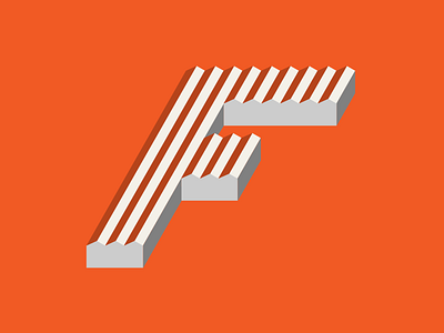 F buildings f factory letter lines mill minimal roof typography