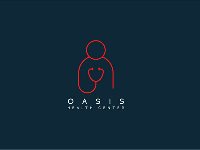 Health Center Logo 3d animation branding design graphic design illustration logo motion graphics ui vector