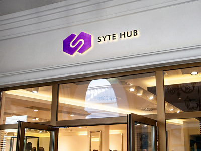Syte Hub Logo 3d animation branding design graphic design illustration logo motion graphics ui vector
