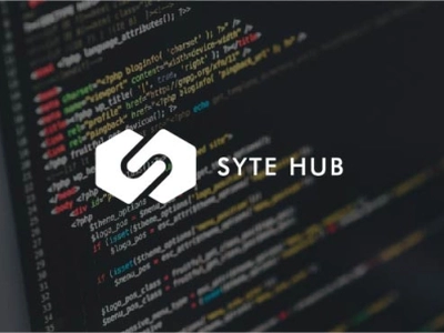 Logo For SYTE HUB 3d animation branding design graphic design illustration logo motion graphics ui vector