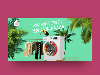 Lavô Passô Laundry - Brazilian Brand brand branding brazil laundry ui web