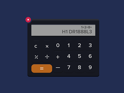 Daily Ui 04 - Calculator app calculator dailyui ui ux visualdesign