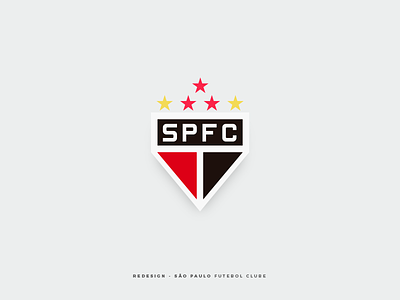 Redesign São Paulo Futebol Clube - Brazilian Team bran branding logo logotipo logotype mark redesign sign