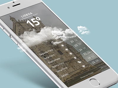 Weather app clima cloud rain sun tempo ui visualdesign weather