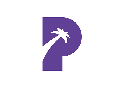 Palm Logo P brand concept logo logotype palm visual identity design